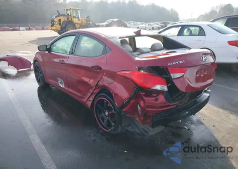 2013 Hyundai Elantra Gls from USA, damaged, VIN 5NPDH4AE2DH261943